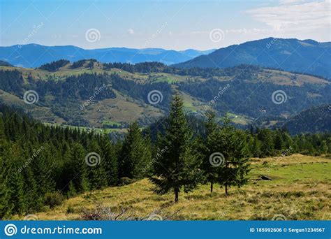 Landscape of Mountainous Rocky Terrain with a Trail on a Background of ...