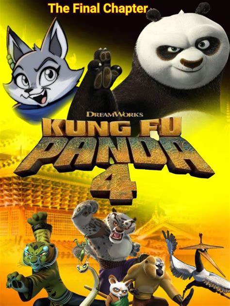 Kung Fu Panda 4 Poster (By: Me) by BlueDreawings20888 on DeviantArt