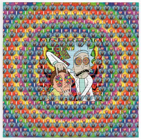 Tripping BallsPsychedelic LSD Acid Free Blotter Art Print Trippy ...