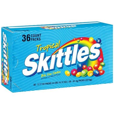 Skittles Tropical 36 Count: BlairCandy.com