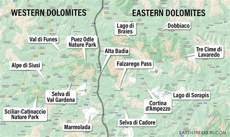 Navigating The Dolomites: A Comprehensive Guide To Hiking Maps ...