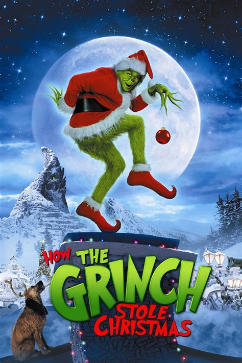 2000 How the Grinch Stole Christmas Movie Poster 11X17 Jim Carrey Cindy ...