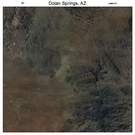 Aerial Photography Map of Dolan Springs, AZ Arizona