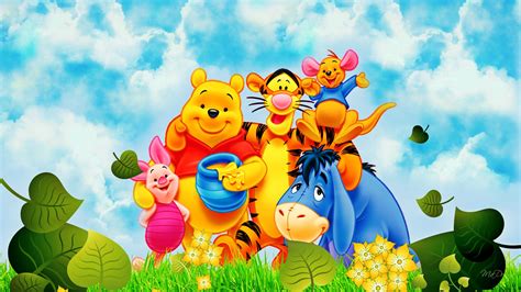 Pooh With Eeyore Wallpaper Full HD Wallpaper | WallpaperLepi