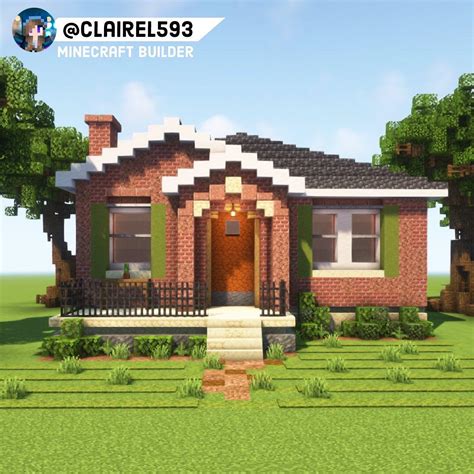 Small brick house : r/Minecraftbuilds