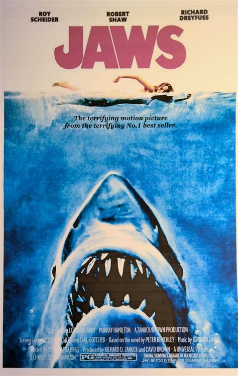 Jaws 1975 Poster