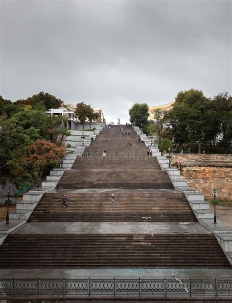 Potemkin Stairs in Odessa. Ukraine Editorial Stock Photo - Image of ...