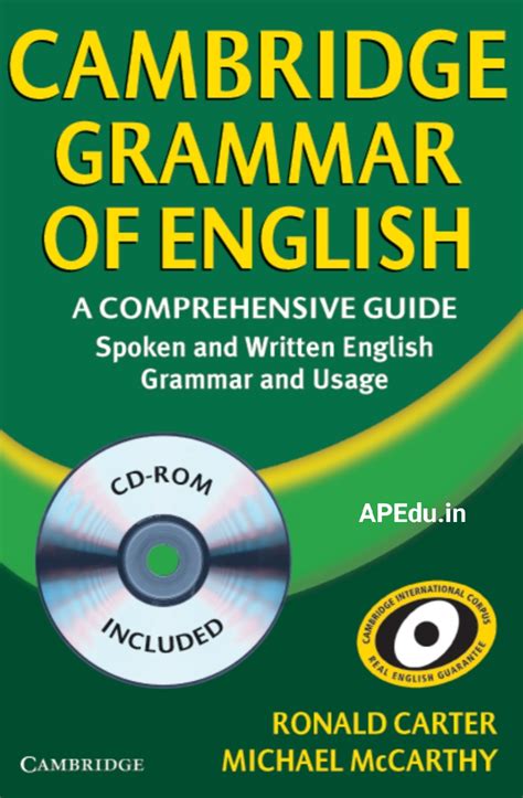 Spoken English CAMBRIDGE GRAMMAR OF BOOK. - APEdu