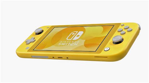 Nintendo switch lite yellow 3D - TurboSquid 1462572