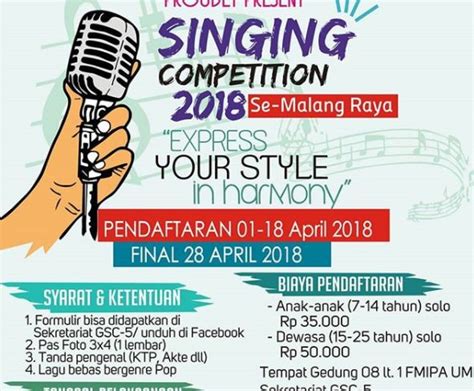 info kontes lomba menyanyi online april 2018