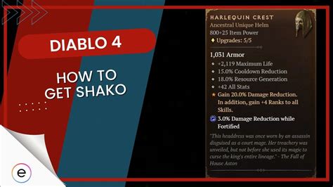 How To Get The Shako Helmet In Diablo 4 - eXputer.com