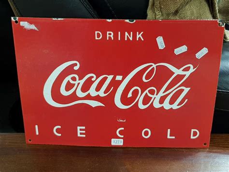 Lot - Reproduction Coca Cola Sign