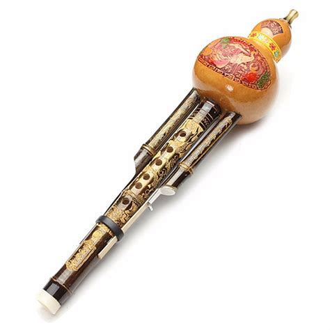 Electronic Chinese Handmade Hulusi Gourd Cucurbit Flute Ethnic Musical ...