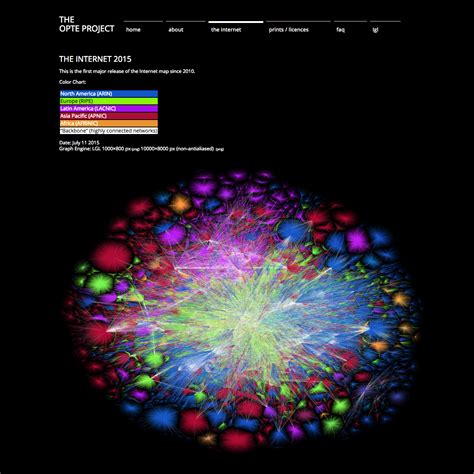 7 amazing maps of the Internet | Kaspersky official blog