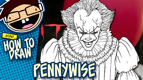 How to Draw PENNYWISE THE CLOWN (IT [2017]) Drawing Tutorial | Draw it ...