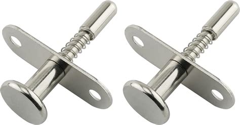 HJGarden 2PCS Stainless Steel Plunger Latches Spring-Loaded Spring ...