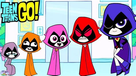 Teen Titans Go Transforms Emoticlones Colors of Raven Surprise Egg and ...