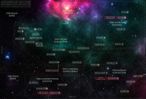 Achernar Sector Map