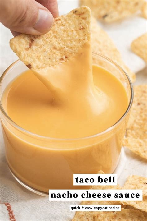 Taco Bell Nacho Cheese Sauce Recipe - 40 Aprons