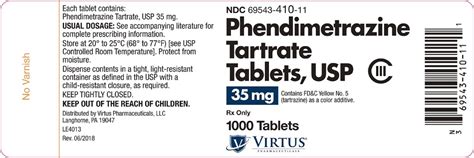 Product Images Phendimetrazine Tartrate Photos - Packaging, Labels ...