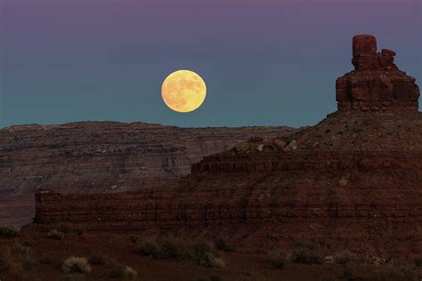 Valley of the Gods Full Moon Rise #2 Photograph by Janis Connell - Fine ...