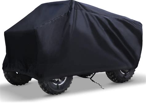 Amazon.com: XYZCTEM Waterproof ATV Cover, Heavy Duty Black Protects 4 ...