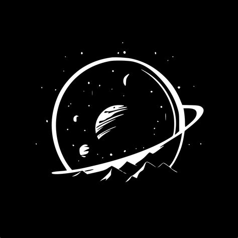 Space - Minimalist and Flat Logo - Vector illustration 24162048 Vector ...