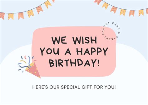 Birthday Gift Certificate Templates