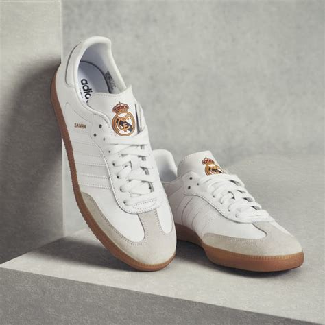 adidas SAMBA Real Madrid Shoes - White | adidas Canada