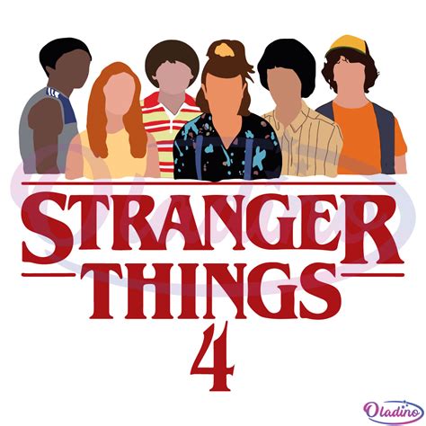 Stranger Things Characters SVG, Stranger Things season 4