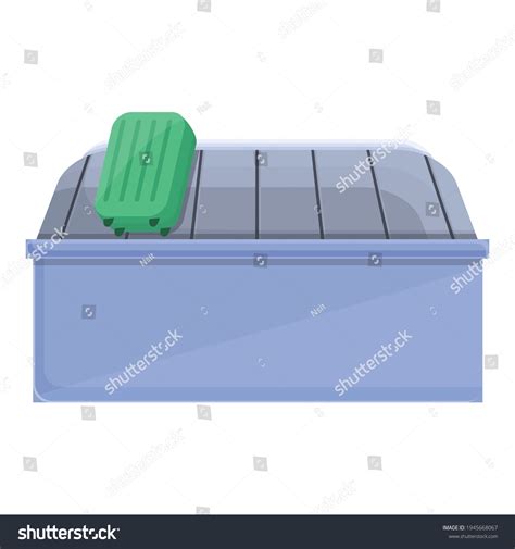 Baggage Carousel Icon Cartoon Baggage Carousel Stock Vector (Royalty ...