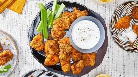 Lemon-Pepper Catfish Nuggets With Peperoncini Dip Recipe | Bon Appétit