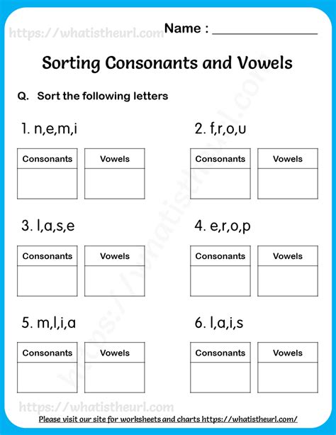 worksheets-on-sorting-consonants-and-vowels-for-grade-1-6 - Your Home ...