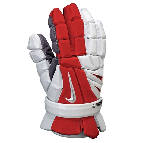 Nike Vapor Elite 2 Lacrosse Gloves - red/white L | Lacrosse gloves ...