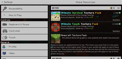 Ultimate Survival Texture Pack | Minecraft PE Bedrock Texture Packs