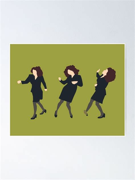 "Elaine Dancing (original green)" Poster for Sale by thefilmartist ...