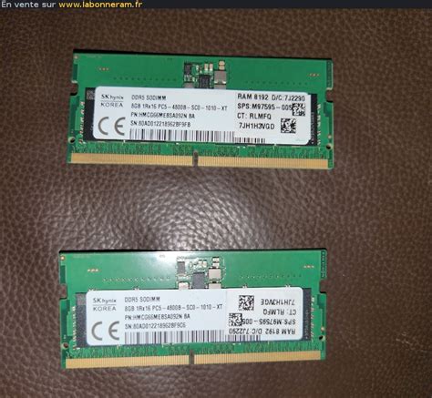 SK hynix DDR5 SODIMM 8GBx2