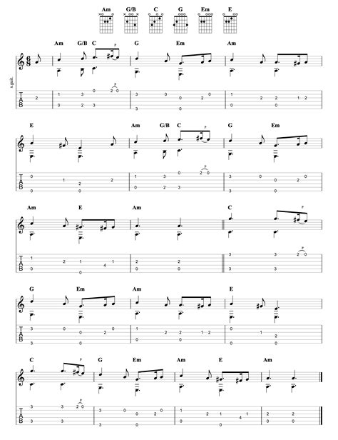 Greensleeves Guitar Lesson and TAB - Fingerstyle and Chords