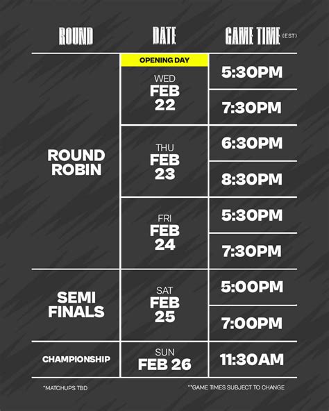 Pll Championship Series 2024 Schedule - Feb 2024 Calendar