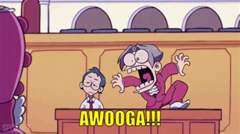 Ace Attorney Awooga GIF – Ace Attorney Awooga Awooga Meme – discover ...