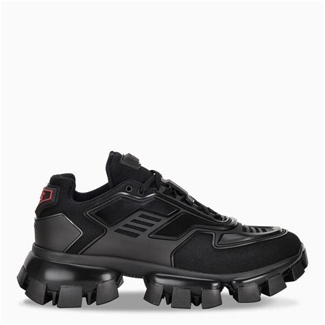 Prada Synthetic Cloudbust Thunder Black Sneakers for Men - Lyst