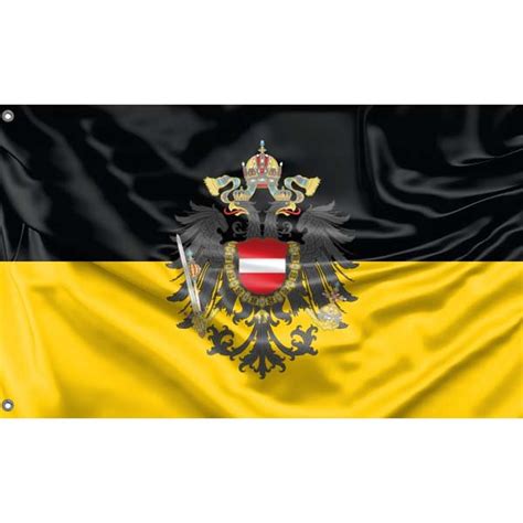 Austrian Empire Flag Unique Design Print Hiqh Quality Materials 5 Sizes ...