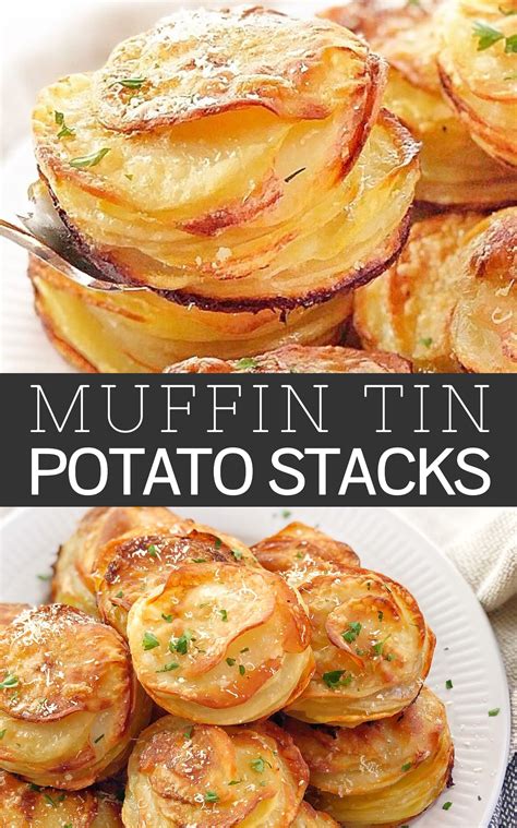 Cheesy Mini Gratin Dauphinois Potato Stacks | Recipe (With images ...