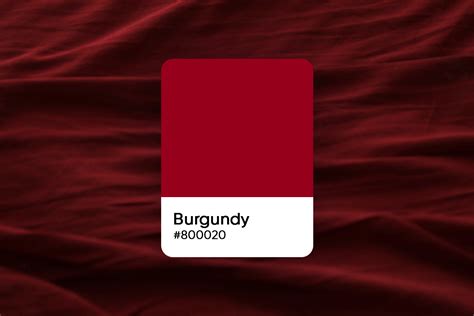 What Color is Burgundy? Meaning, How To Compliment It and Different ...