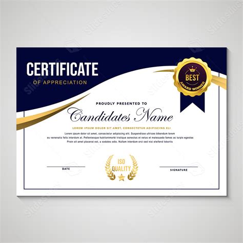 Ms Word Award Certificate Template