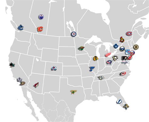 NHL Map | Nhl, National hockey league, Hockey memes