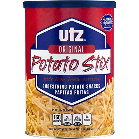 Utz Potato Stix - 15 Oz. (2 Containers) | Potato snacks, Snacks, Potatoes