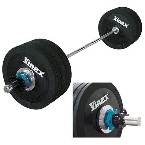 Black Rubber Olympic Barbell Set / Olympic Barbell Weight And Plates ...