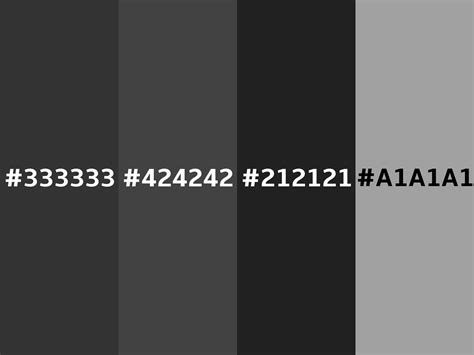 Dark charcoal color (Hex 333333)