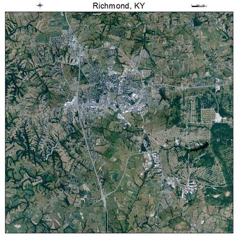 Aerial Photography Map of Richmond, KY Kentucky